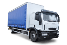 Van Hire Isle of Man - 18 Tonne Curtain Side Truck - Truck hire Isle of man