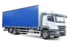 Van Hire Isle of Man - 26 Tonne Curtain Side Truck - Truck hire Isle of man