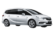 Van Hire Isle of Man - Vauxhall Zafira 7-Seater - Minibus hire Isle of man